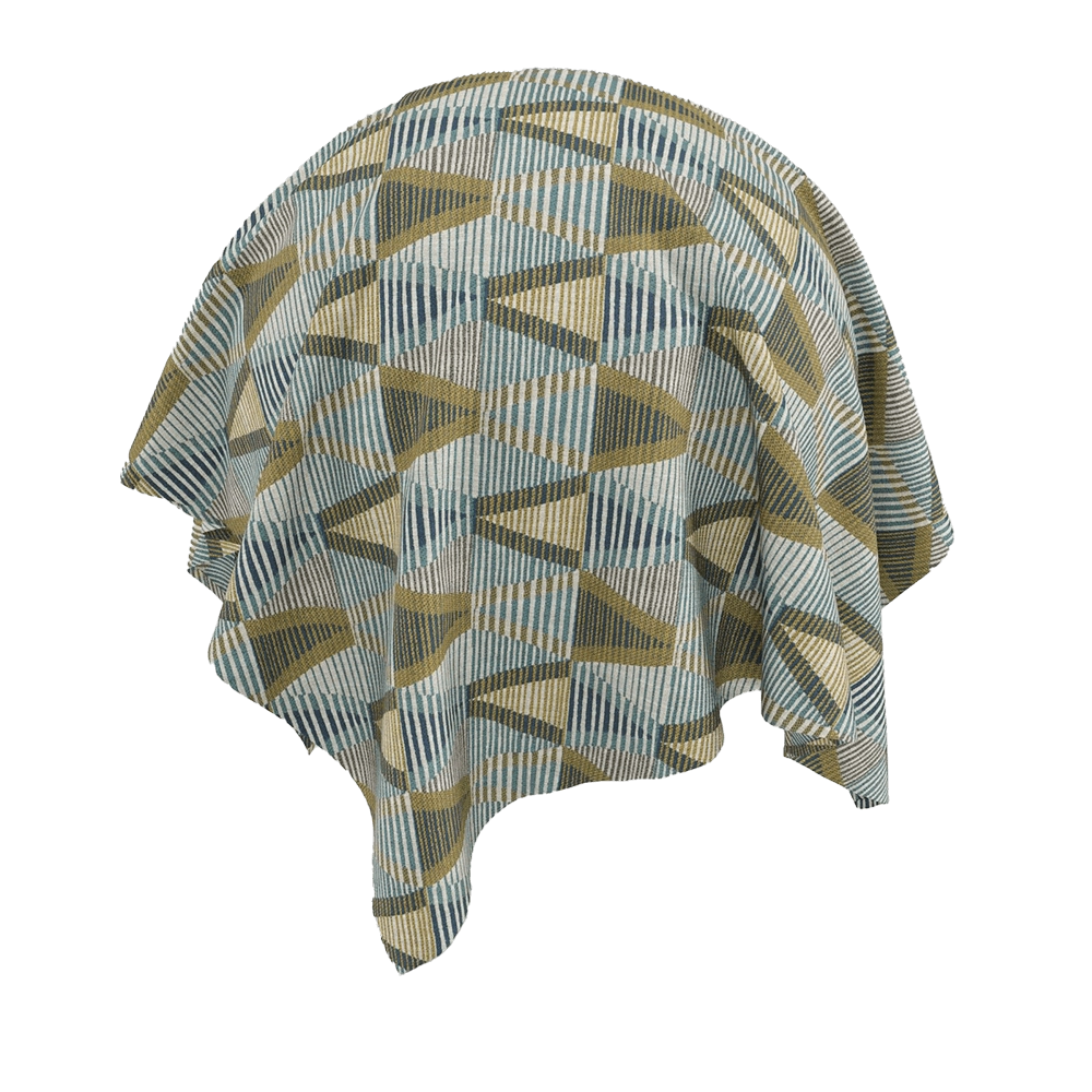 Twinbru – Geometric Duckegg Chenille 1582410 3D Model