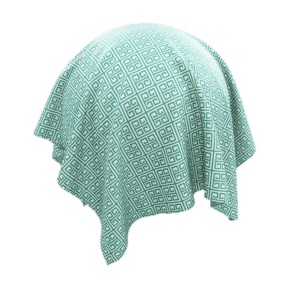 Twinbru – Geometric Green Jacquard 2131791 3D Model