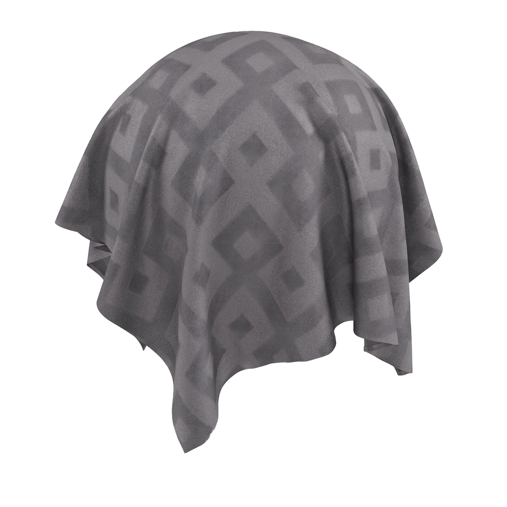 Twinbru – Geometric Grey Velvet 2568065 3D Model