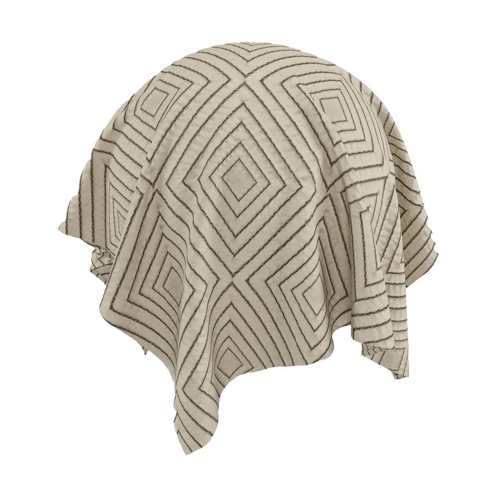 Twinbru – Geometric Natural Jacquard 1862307 3D Model