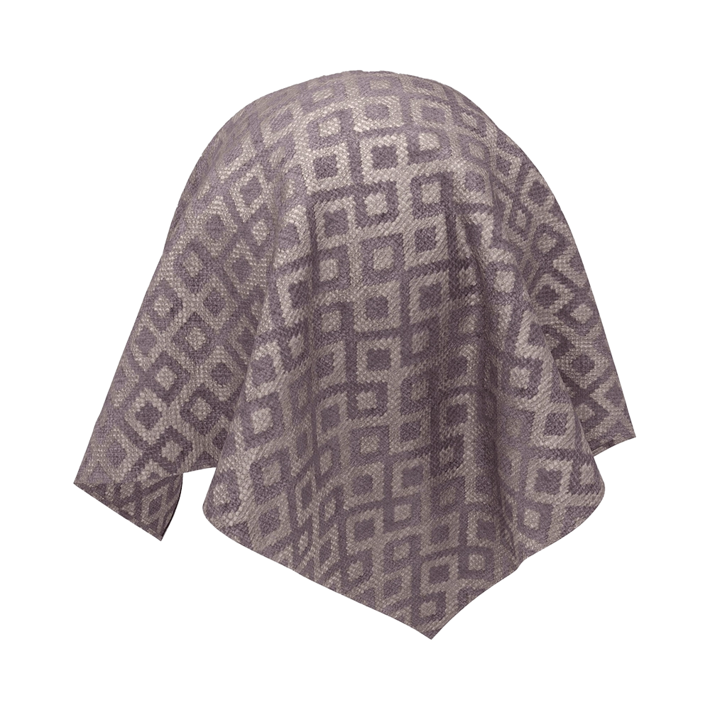 Twinbru – Geometric Purple Jacquard 1064000 3D Model