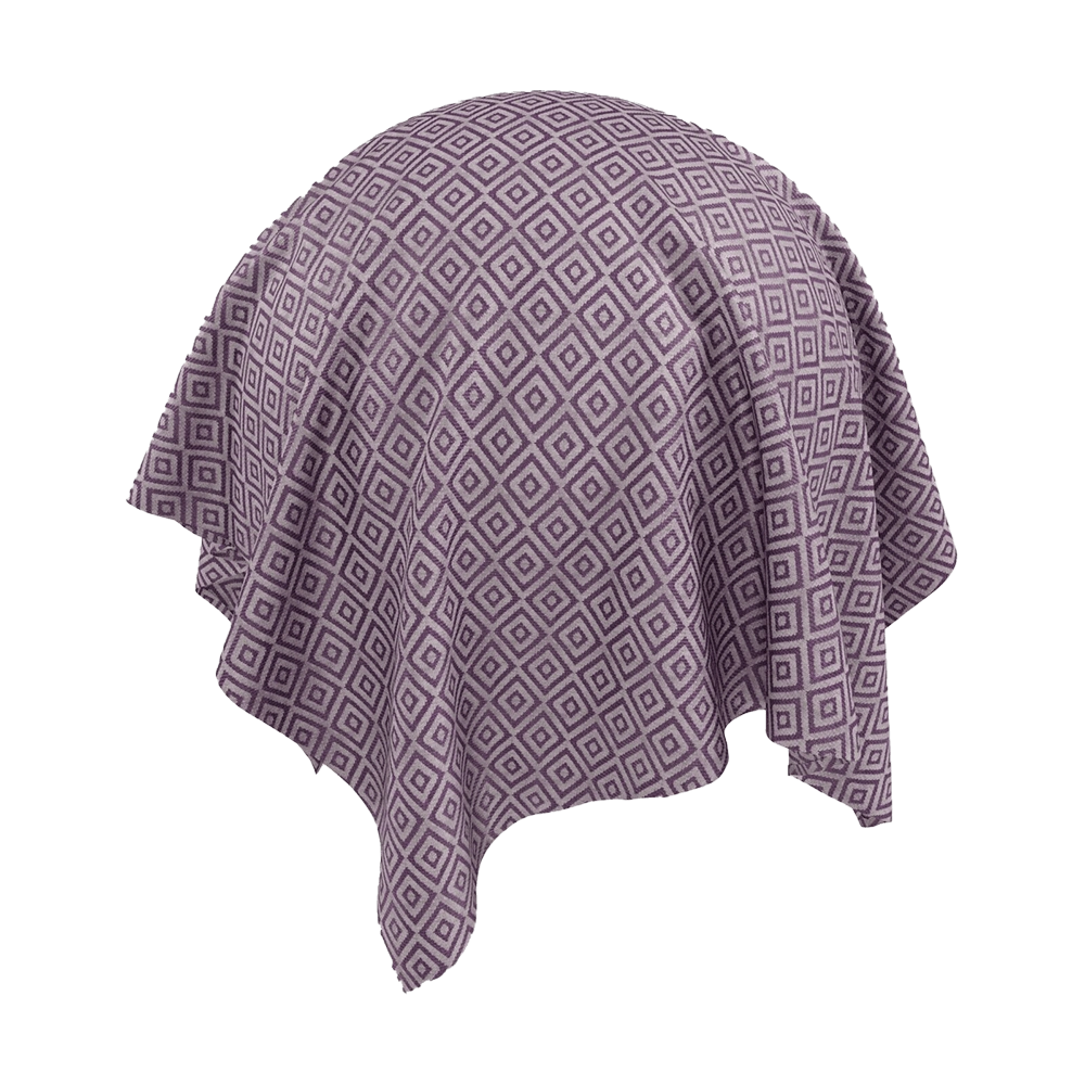 Twinbru – Geometric Purple Jacquard 1864026 3D Model