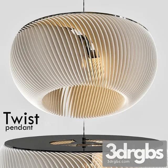 Twist pendant 3D Model Download