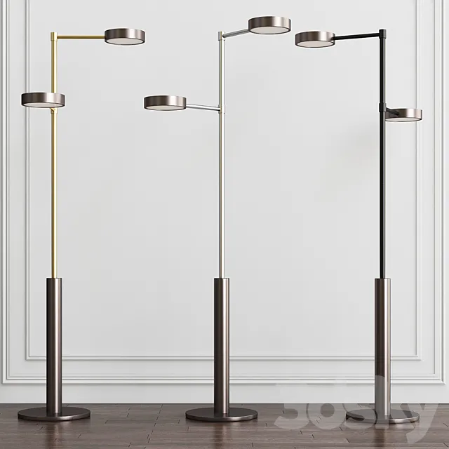 TWO CYLINDERS – FLOOR LAMP 3DModel TWO CYLINDERS – FLOOR LAMP 3DModel