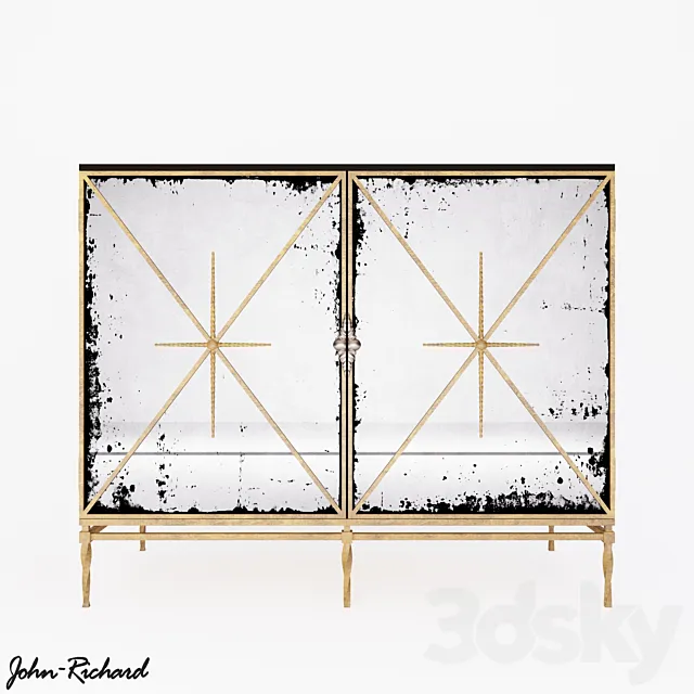 Two Door Rio Dresser 3DModel Two Door Rio Dresser 3DModel