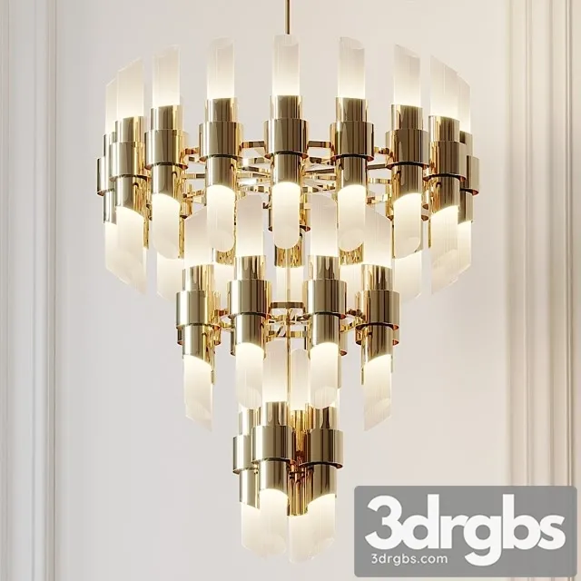 Tychho chandelier by luxuu 3D Model Download