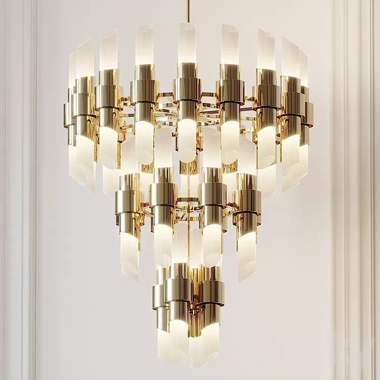 Tychho Chandelier by LUXUU 3D Model
