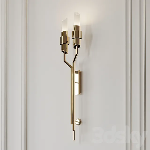 Tycho Torch Wall Sconce by LUXXU 3DModel