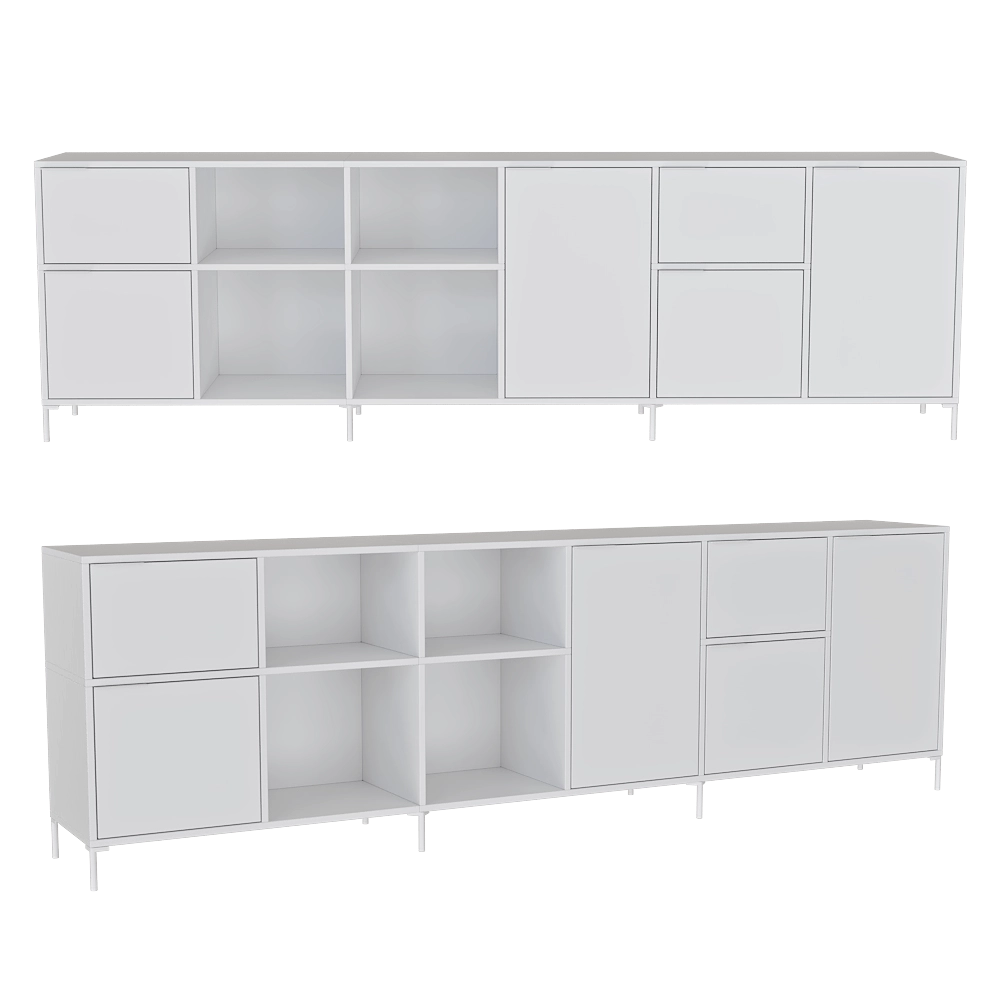 Tylko – Sideboard White 3D Model Tylko – Sideboard White 3D Model