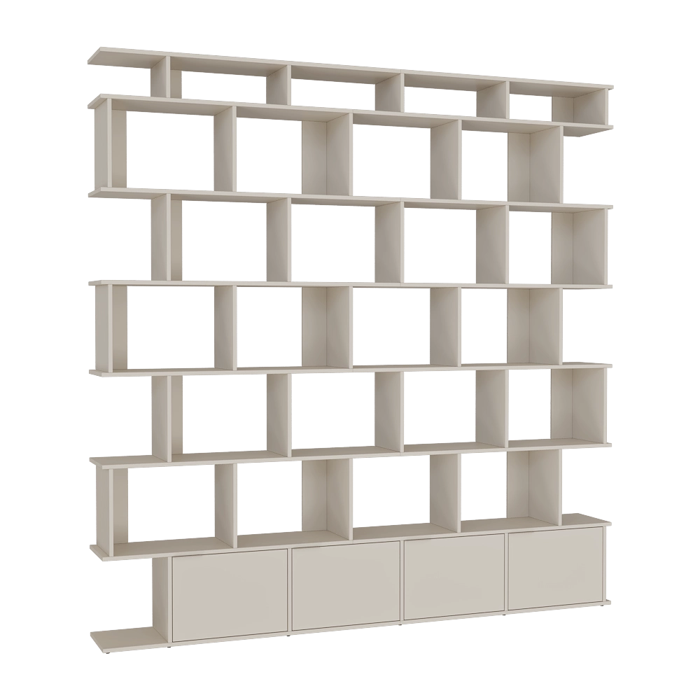 Tylko – Wall Storage Cotton Beige 3D Model Tylko – Wall Storage Cotton Beige 3D Model