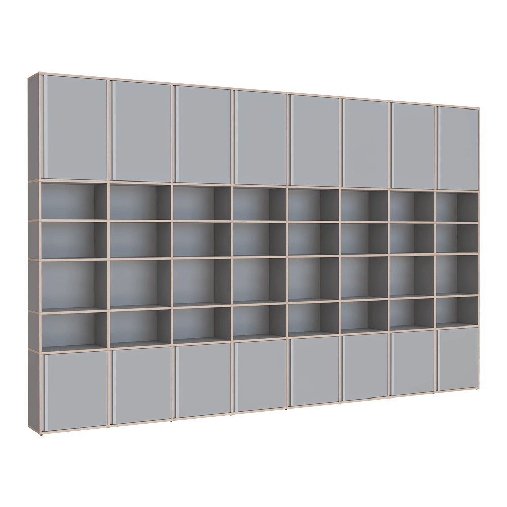 Tylko – Wall storage Grey 3D Model Tylko – Wall storage Grey 3D Model