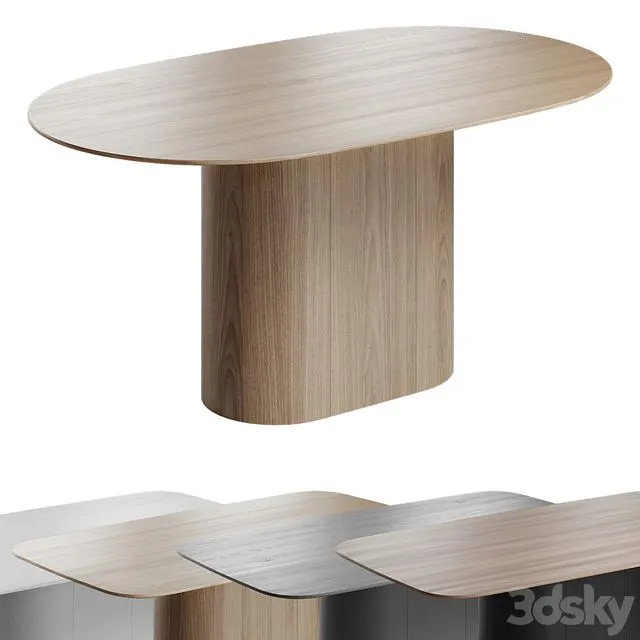 Type Dining Table by Ellipse 3D Model