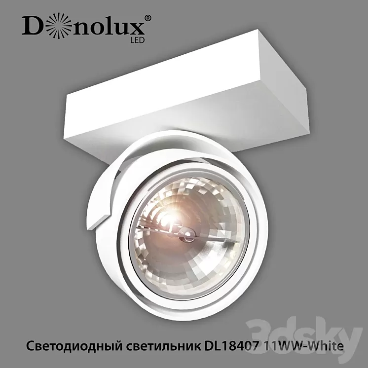 Type LED lamp DL18407 11WW-White 3D Model