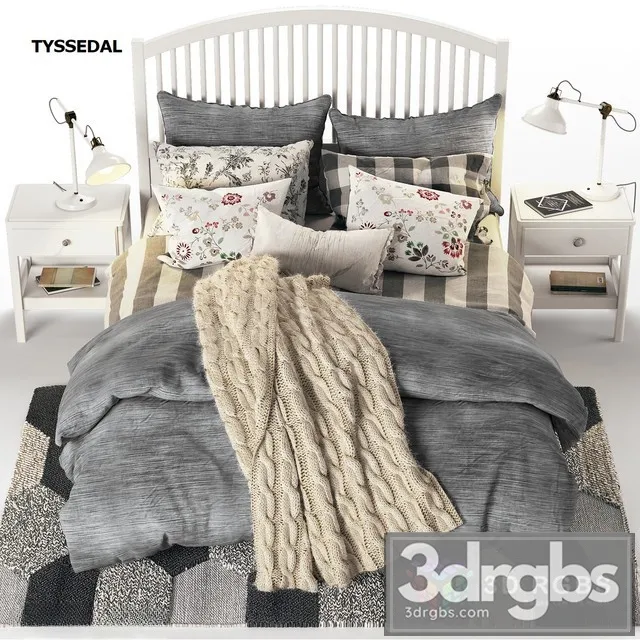 Tyssedal Bed 3D Model Download