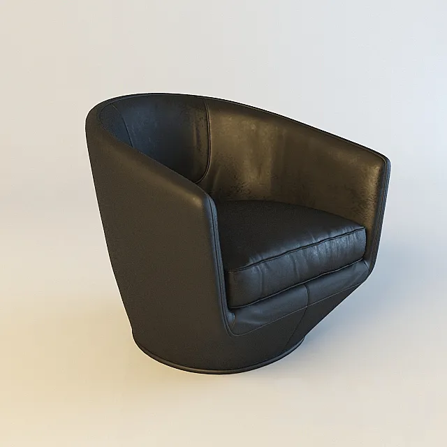 U-Turn Swivel Chair designer Niels Bendtsen 3D Model U-Turn Swivel Chair designer Niels Bendtsen 3D Model