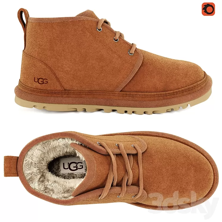 UGG-Brand-Shoe-Model 3D Model