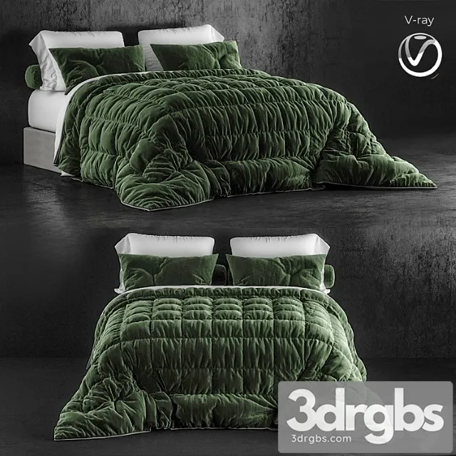 UGG Sunwashed Twin Twin XL Comforter Set 3D Model Download