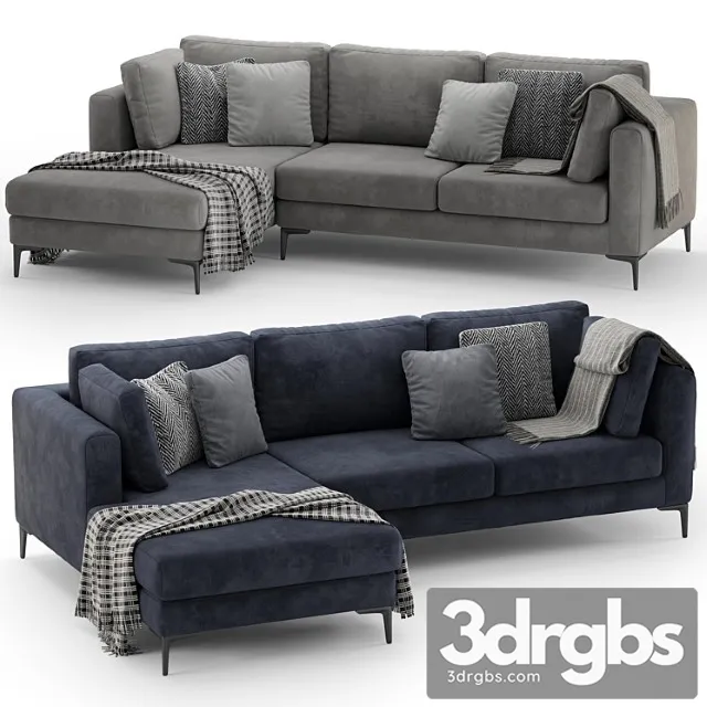 Uglovoi Divan Mebelroom Milan 3D Model Download