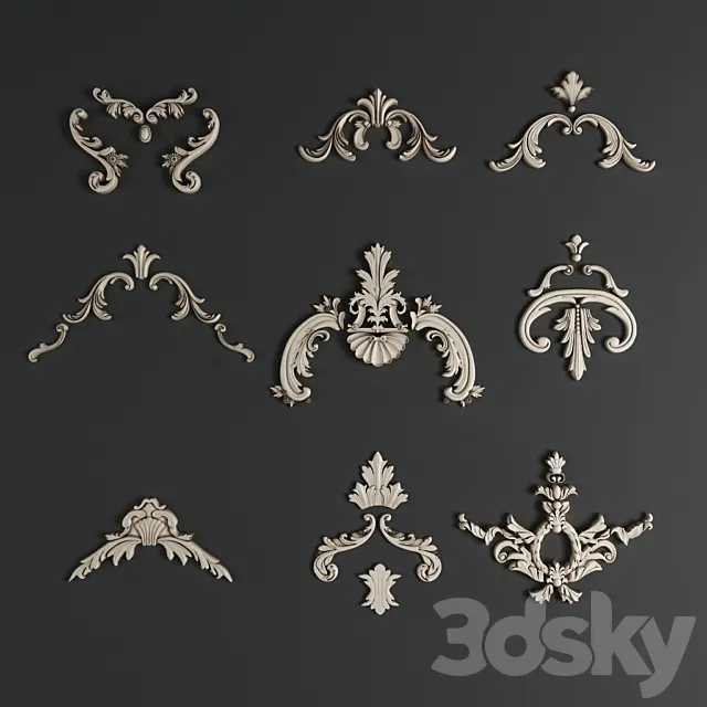 Ugolki.Dekor-stucco 3D Model