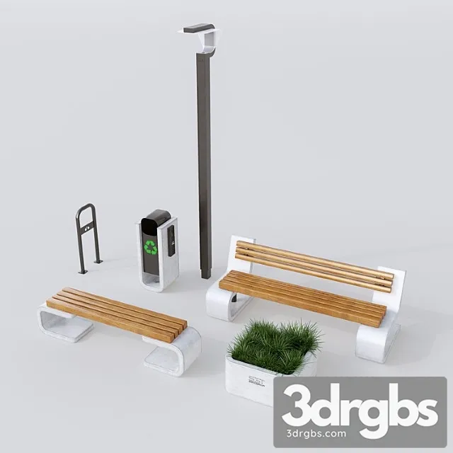 Ulichnoe Oborudovanie S3t Kollektsiia City 1 3D Model Download Ulichnoe Oborudovanie S3t Kollektsiia City 1 3D Model Download