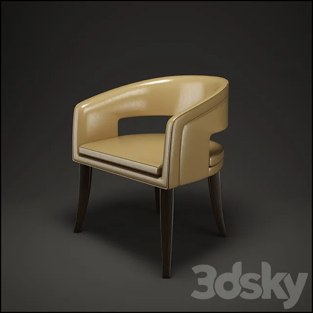 Ulivi Family chair 3D Model Ulivi Family chair 3D Model