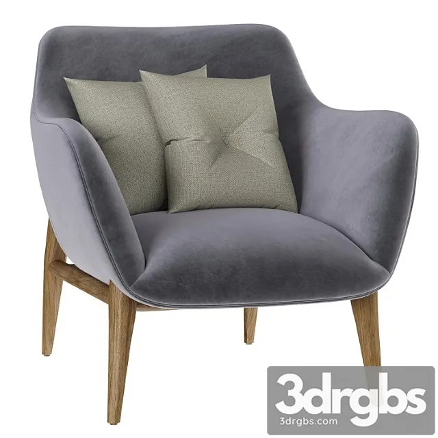 Ulivi Jade Armchair 3D Model Download Ulivi Jade Armchair 3D Model Download