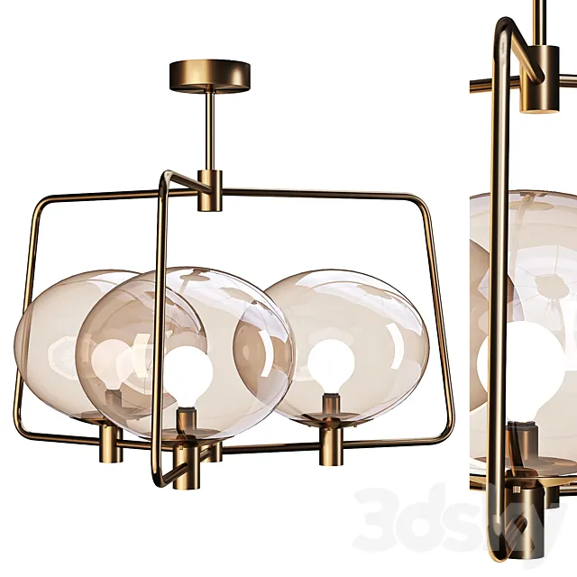 Ulivi Salotti: Chandelier – Globo 3DModel