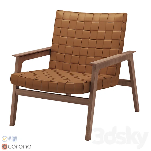 Ulivi Salotti Rue armchair 3DModel Ulivi Salotti Rue armchair 3DModel