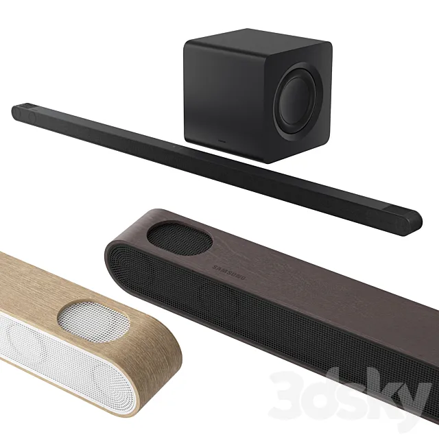 Ultra-slim soundbar Samsung HW-S800B Free Download