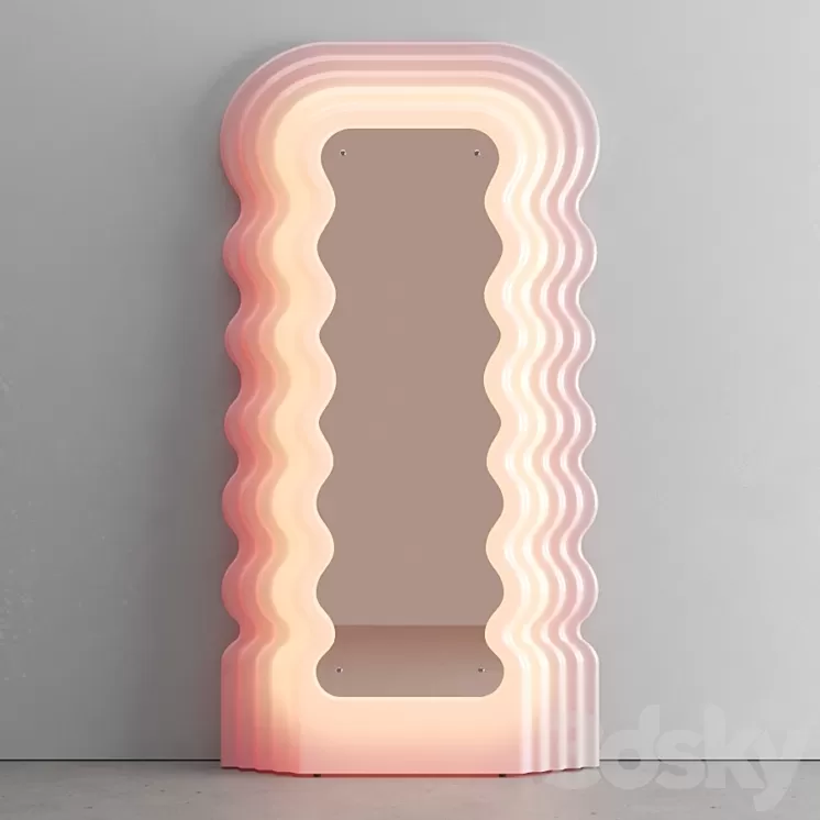 Ultrafragola memphis mirror 3D Model
