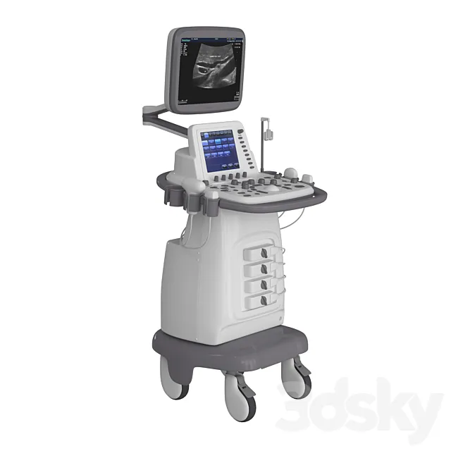 Ultrasound machine SonoScape S20Exp 3D Model