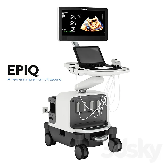 Ultrasound Philips EPIQ 7 3D Model