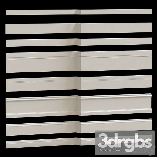 Ultrawood Skirting Boards Collection 5 3D Model Download Ultrawood Skirting Boards Collection 5 3D Model Download