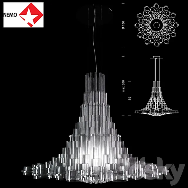 Uma – NEMO Divisione luci di Cassina 3DModel Uma – NEMO Divisione luci di Cassina 3DModel