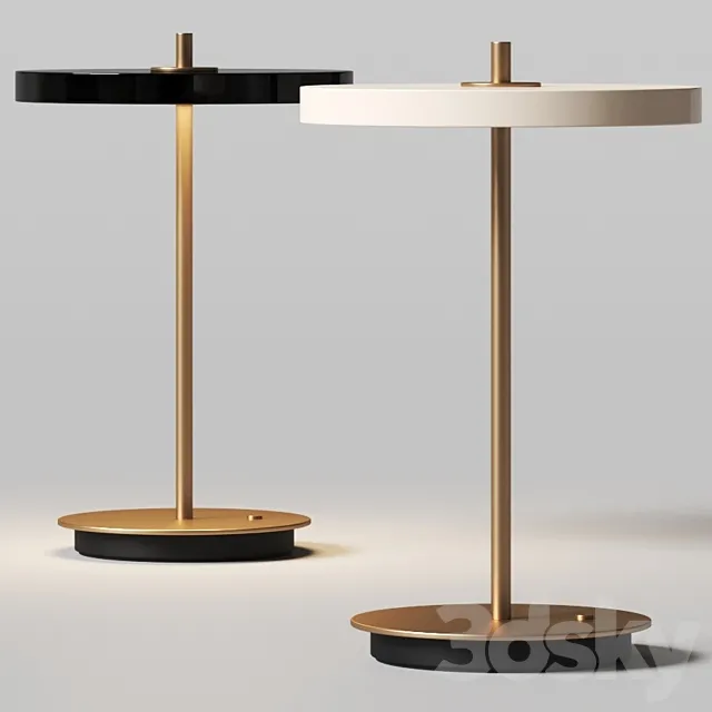 Umage Asteria Move Table Lamp 3DModel Umage Asteria Move Table Lamp 3DModel