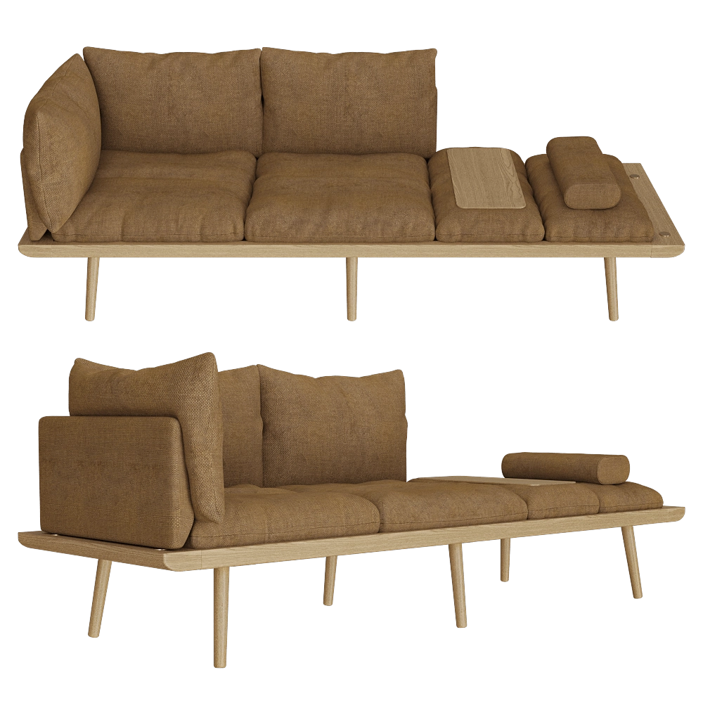 UMAGE – Lounge sofa Around 3 seater 3D Model UMAGE – Lounge sofa Around 3 seater 3D Model