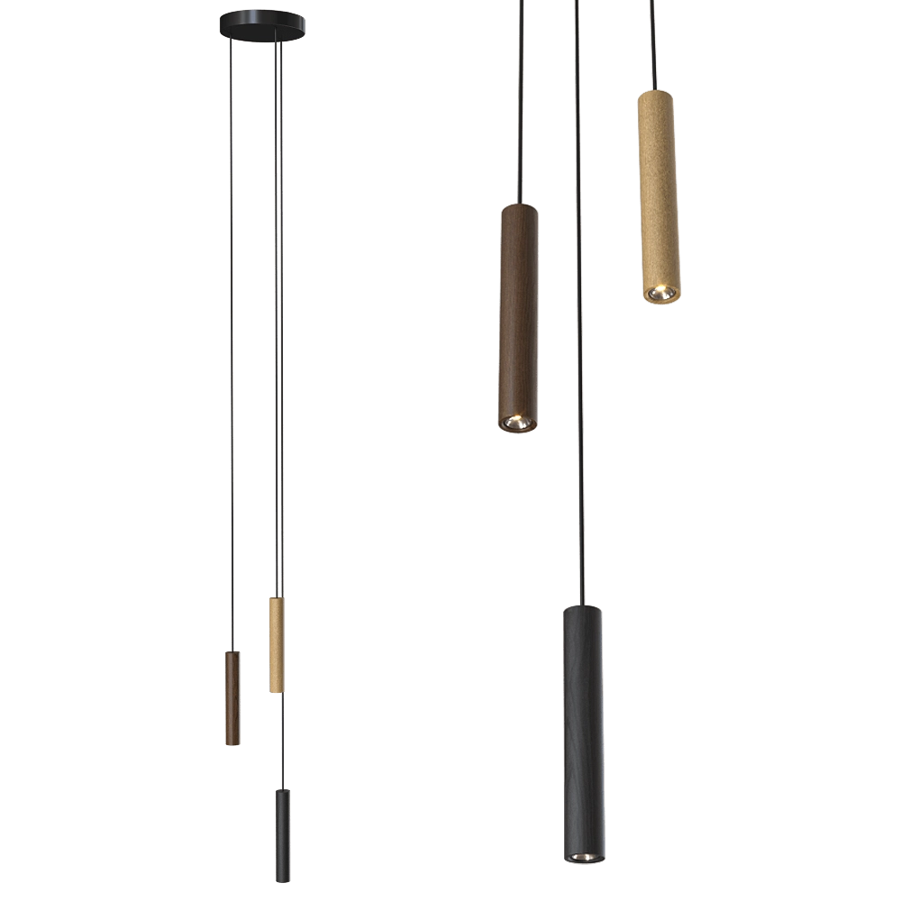 UMAGE – Pendant lamp Chimes Cluster 3 3D Model