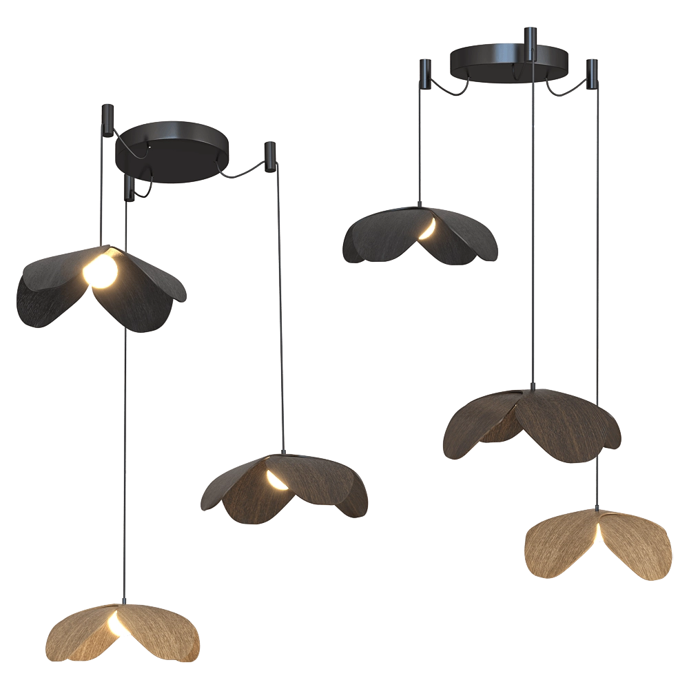 UMAGE – Pendant lamp Forget me not 3D Model