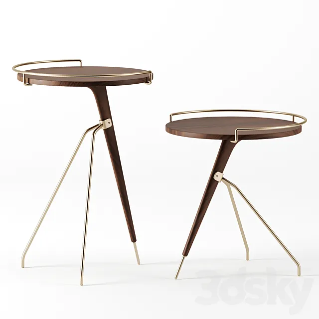 Umanoff Side Table by Menu 3DModel Umanoff Side Table by Menu 3DModel