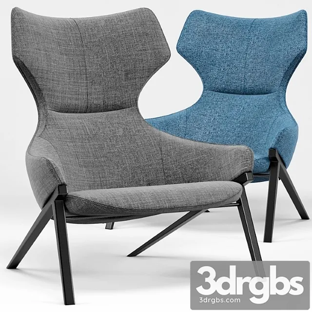 Umberto Lounge Chair 3D Model Download Umberto Lounge Chair 3D Model Download