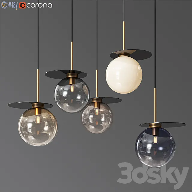 Umbra Glass Pendant By Bomma 3D Model