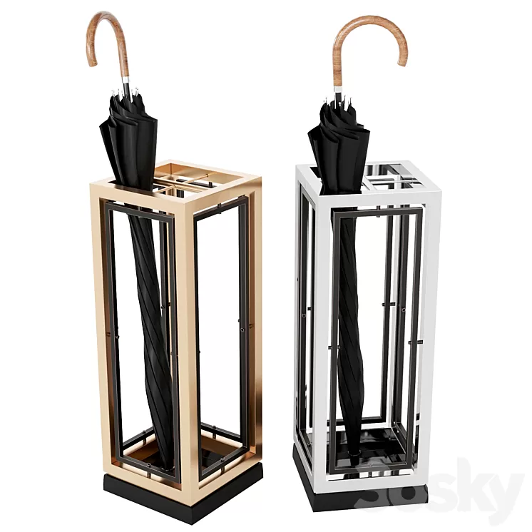 Umbrella stand Eichholtz 109307 Blackrock 3D Model Free Download
