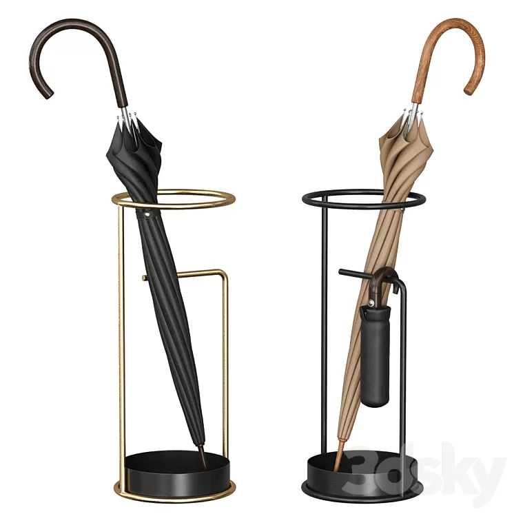 Umbrella stand Minimum Calligaris 3D Model Free Download