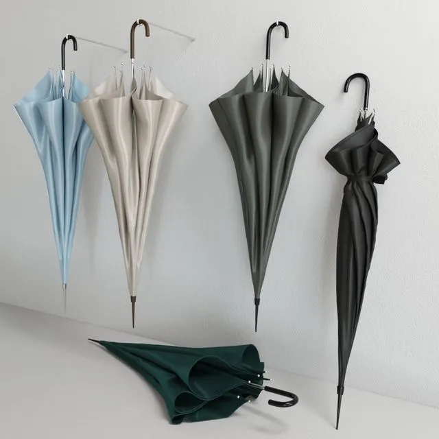 Umbrellas 3D Model