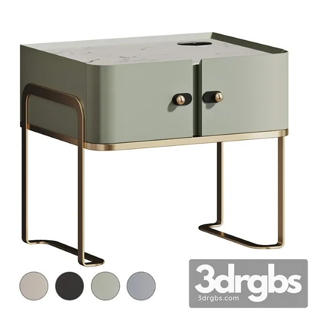 Umnaia Prikrovatnaia Tumba S Wi Fi Zariadkoi 3D Model Download