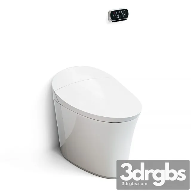 Umnyi Unitaz Kohler Veil Comfort Height 3D Model Download