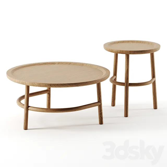 Unam Out Coffee table by Very Wood 3D Model