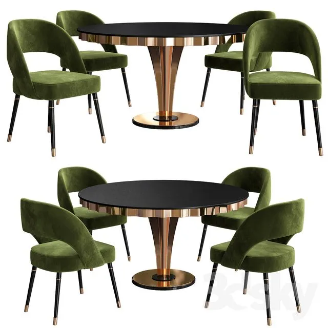 Une couleurs que sera une tendance 2018 3D Model