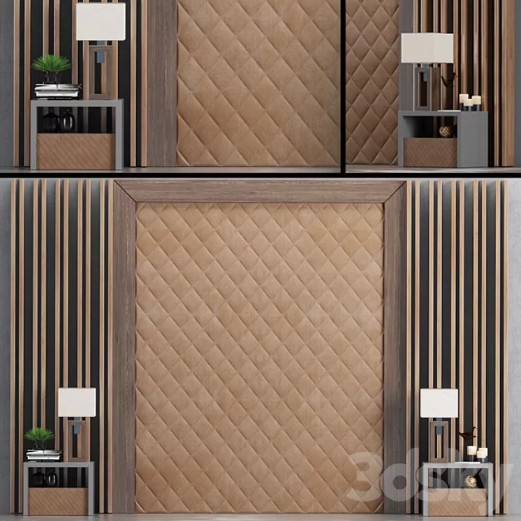 Unfinished_8 (headboard) 3D Model Unfinished_8 (headboard) 3D Model