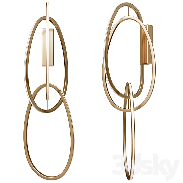 Unfolded Hanging RING 3D Model Unfolded Hanging RING 3D Model